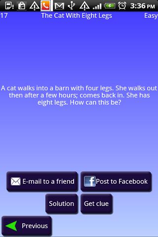 Daily Riddles ! Screen 2