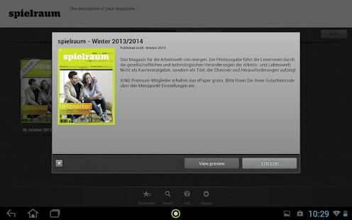 spielraum - Das XING-Magazin Screenshots 5