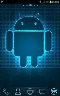 How to mod Glowing Blue GoLauncher Theme 1.0 unlimited apk for laptop