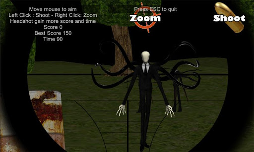 Sniper in Slender Village