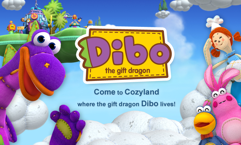 Dibo1, gift dragon by ToMoKiDS Screen 1