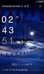 Download Super Digital Clock DodolTheme APK
