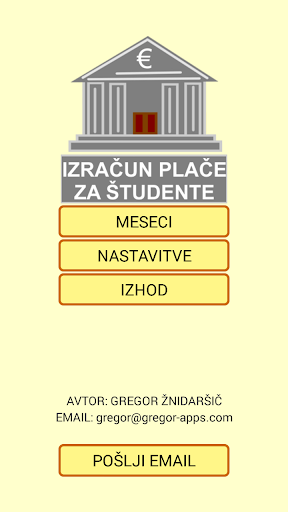 IZRAČUN PLAČE ZA ŠTUDENTE