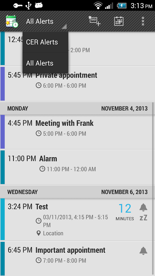 Calendar Event Reminder (CER) Android Apps on Google Play
