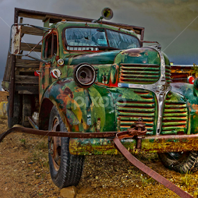 Truck on Route 66 by Flavio Mini - Transportation Other