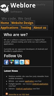 Free Weblore Reference Application APK for PC