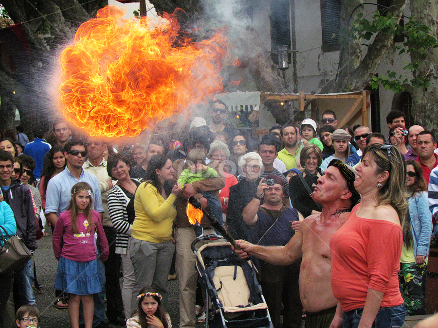  Fire splitter by Virgílio Nóbrega - People Musicians & Entertainers