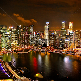 Singapore Skyline by Vlad Popescu - Buildings & Architecture Public & Historical