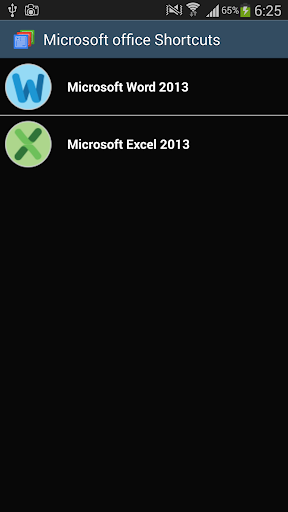 Excel Word 365 shortcuts