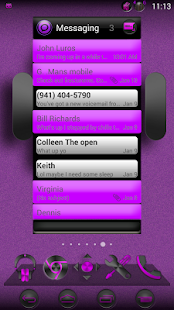 How to mod BLACK CHROME PURPLE LAUNCHER 3.0.3 apk for android