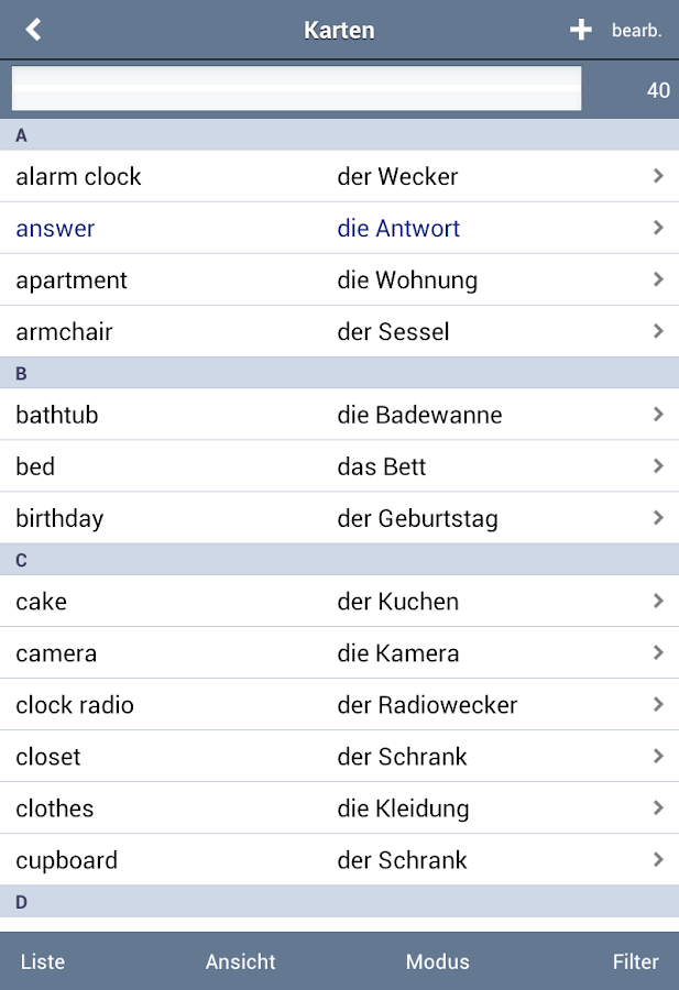 Flashcards Deluxe AndroidApps auf Google Play