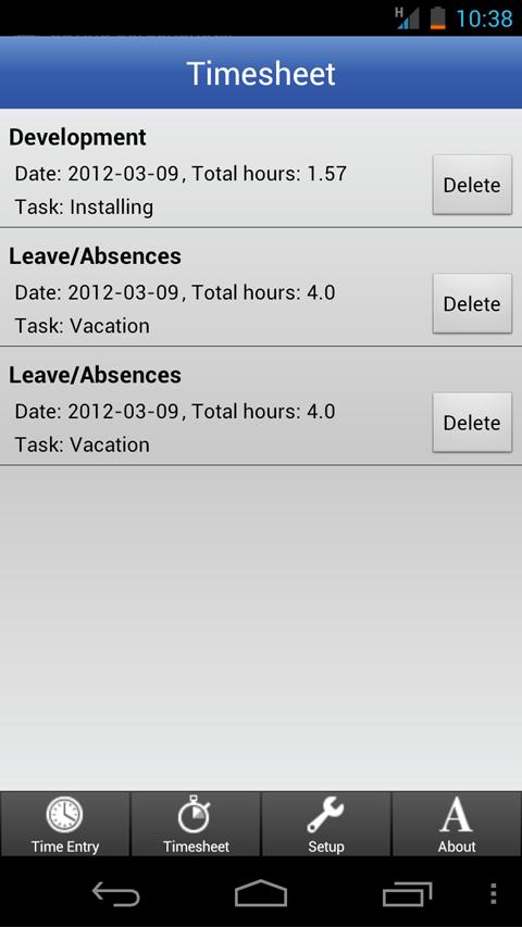o entry date Android entry Apps time DOVICO Mobile Google on  Play