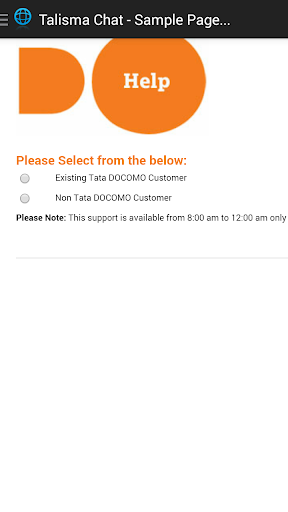 Tata Docomo Help Desk