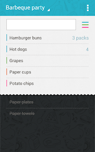 Buy Me a Pie! Grocery List Pro - screenshot thumbnail