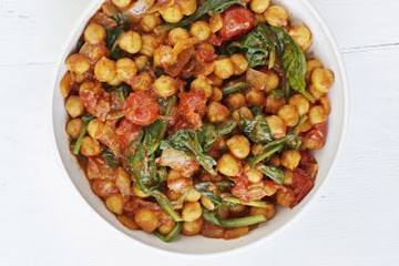 Spinach & chickpea curry