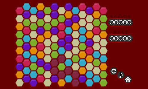 Android application Same Hexagon screenshort