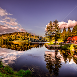 on the lake by Eseker RI -  