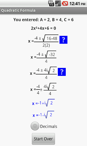 【免費教育App】QuadSolve Quadratic Solver-APP點子