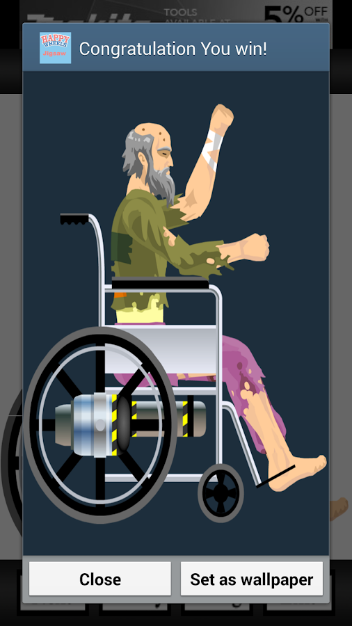 Happy Wheels Jigsaw - screenshot