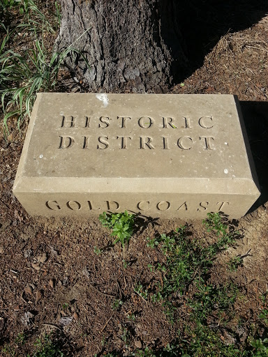 Gold Coast Historic District Sign