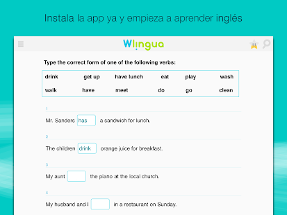 Aprender inglés con Wlingua