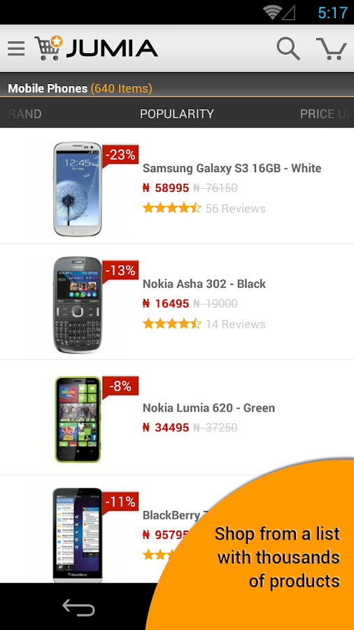 JUMIA App for Android screenshot