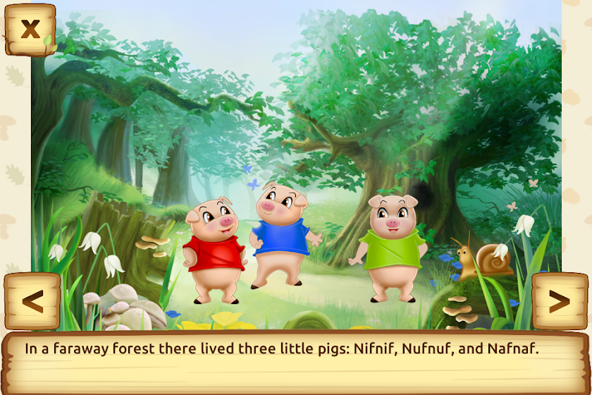 Three Little Pigs for kids 3-5 Screen 2