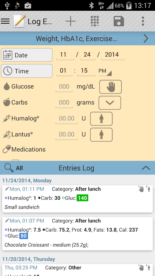 My Diabetes screenshot
