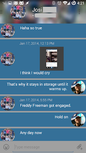 Free Download EvolveSMS GPlus Blue APK for Android