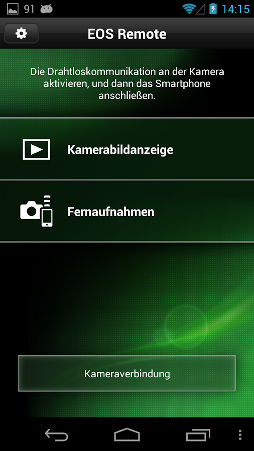 EOS Remote AndroidApps auf Google Play