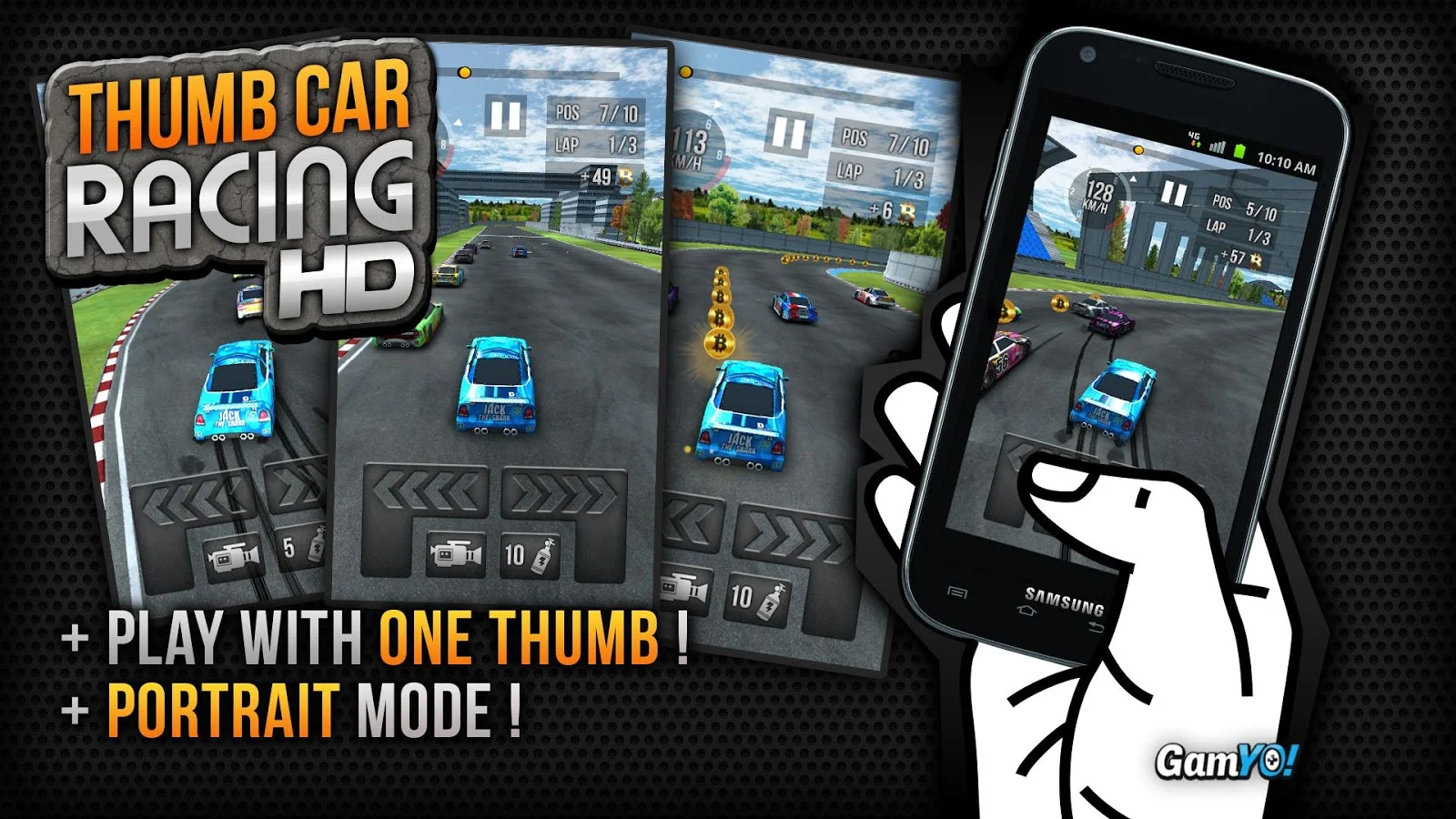   Thumb Car Racing: captura de tela 