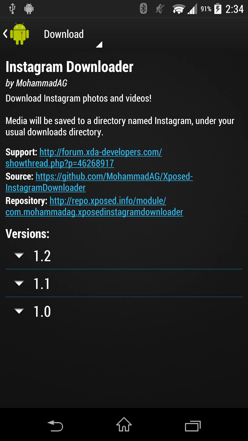 IGDL Donation Package [Xposed] Screen 2