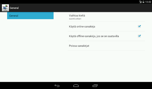 Finnish-Hungarian Dictionary Screenshots 14