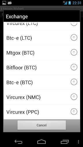 Digital Currency Widget