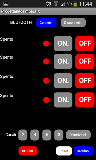 Arduino telecomando rele