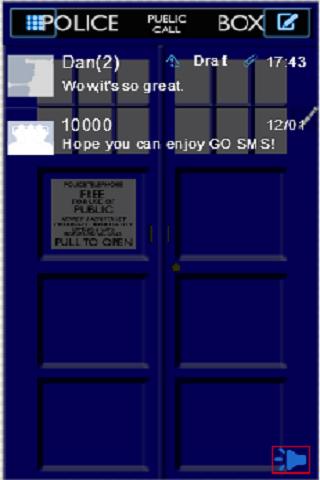 GoSMS Tardis Theme - Free