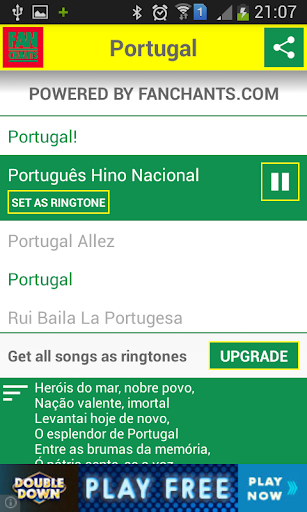 免費下載運動APP|Portugal Copa do Mundo Canções app開箱文|APP開箱王