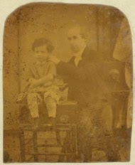 Zelfportret met zijn zoon Lodewijk