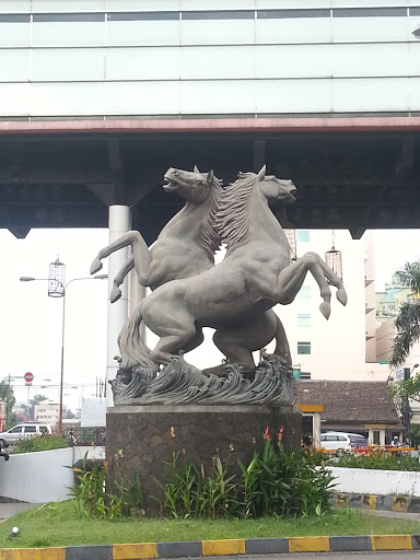 Two Horses Sculpture