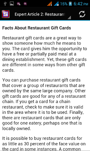 【免費購物App】Restaurant Gift Cards Tips-APP點子