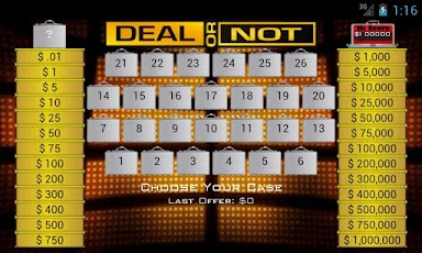 Deal or Not Deluxe