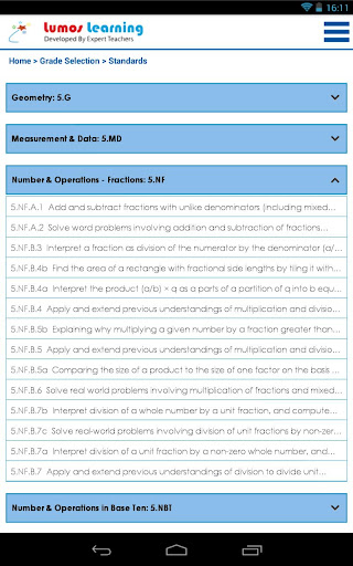 Common Core Math English Tests