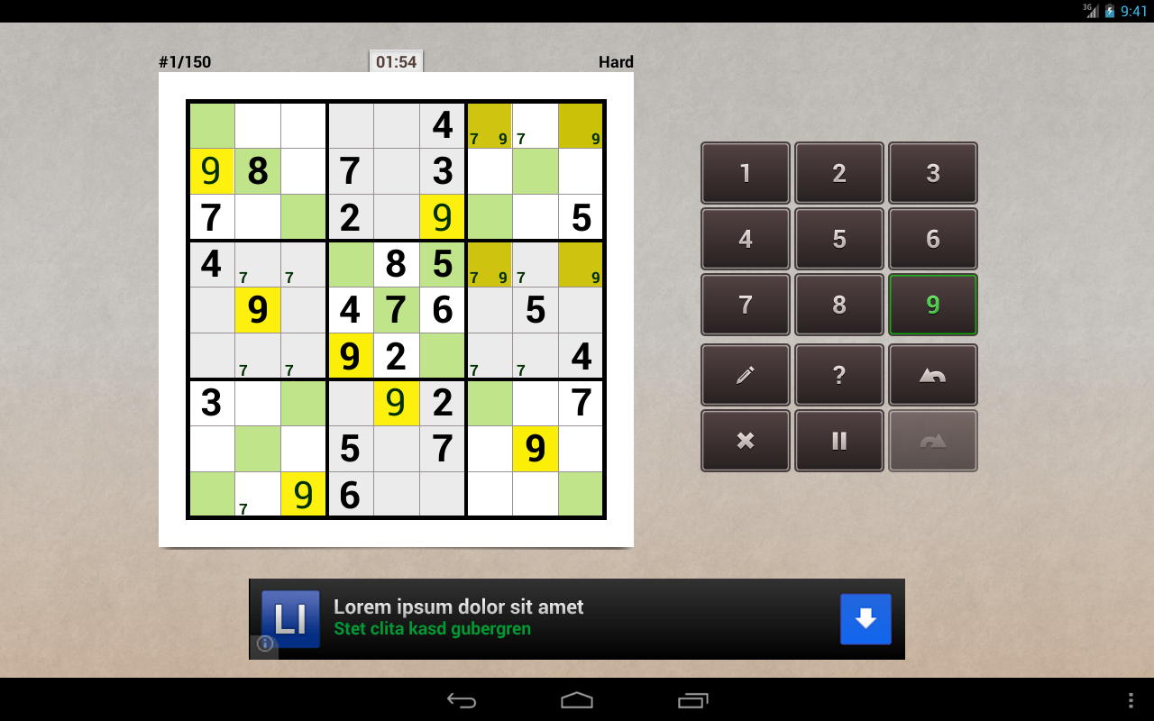 Andoku Sudoku 2 Android