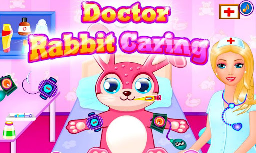 Easter Doctor Rabbit Caring