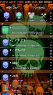 Glowing Neon Skulls Theme Screenshots 15