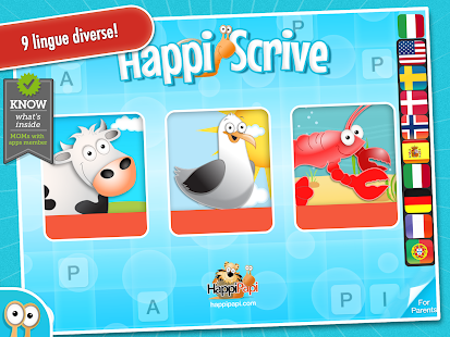 Screenshot dell'applicazione Android Happi Spells Crossword Puzzles