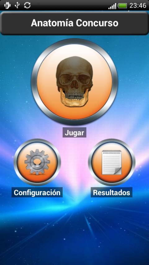 Android application Anatomy Quiz screenshort
