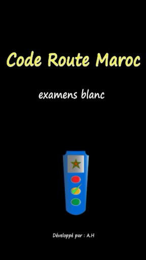 Code Route Maroc Exam