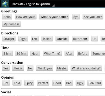 Translate - English/Spanish Screenshots 6