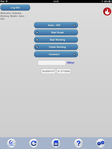 Logtime reporting system